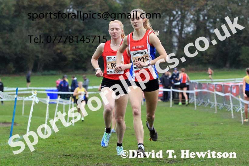 Senior Women, 2022 National Cross Country Relays, Berry Hill Park, Mansfield.  Photo: David T. Hewitson/Sports for All Pics